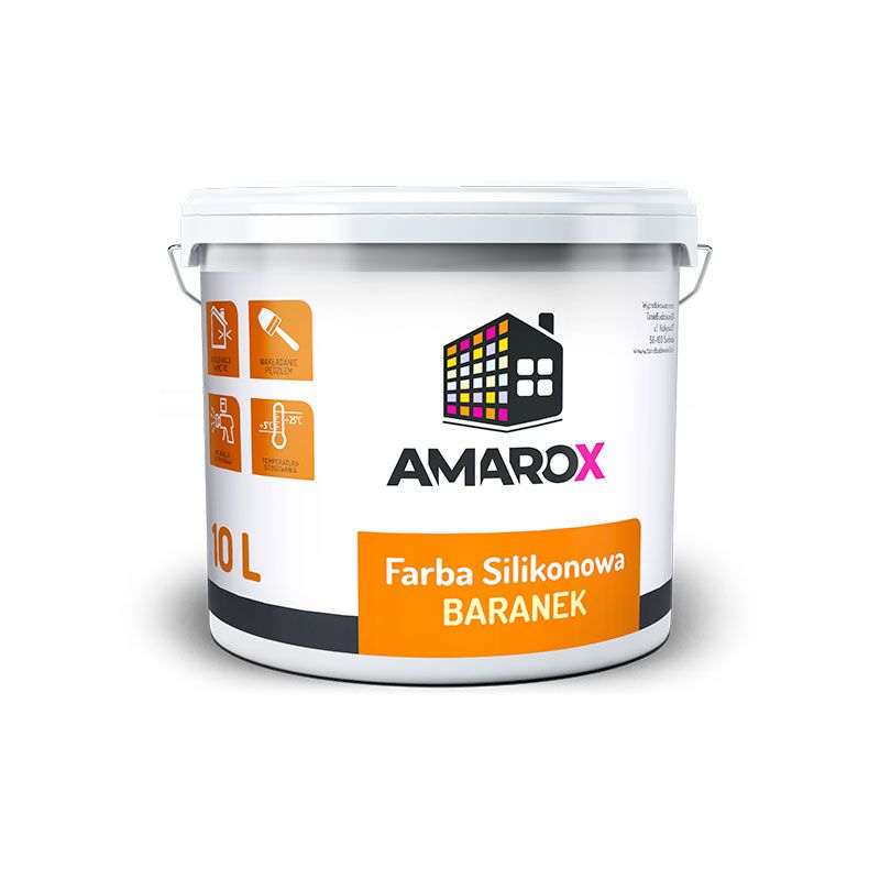 Farba Silikonowa Amarox Baranek 10L